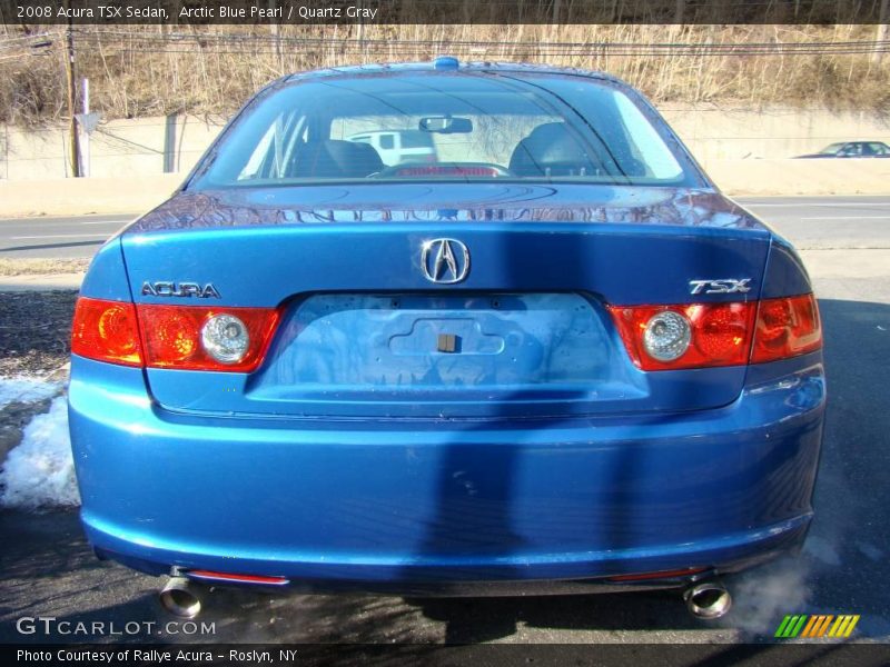 Arctic Blue Pearl / Quartz Gray 2008 Acura TSX Sedan