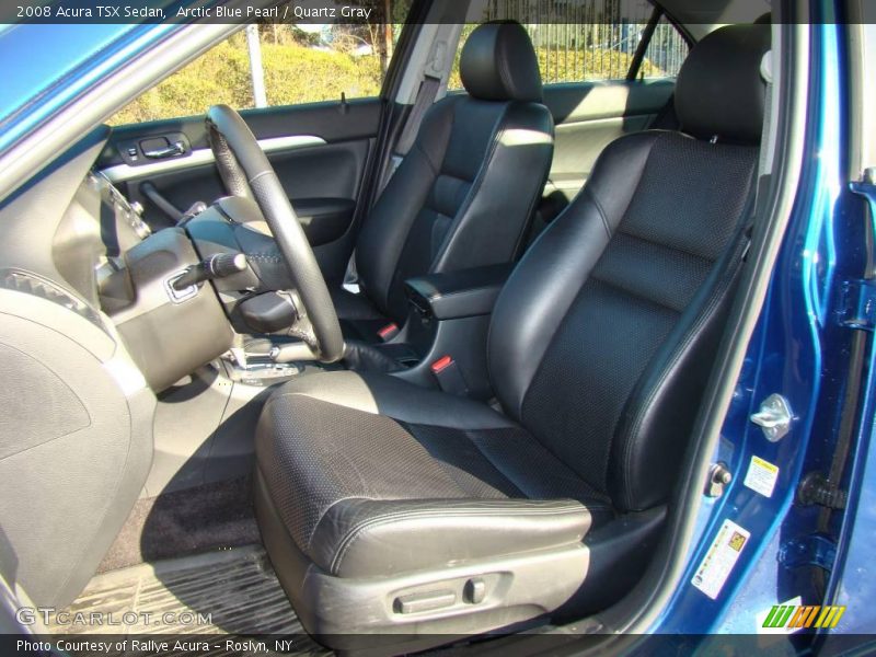 Arctic Blue Pearl / Quartz Gray 2008 Acura TSX Sedan