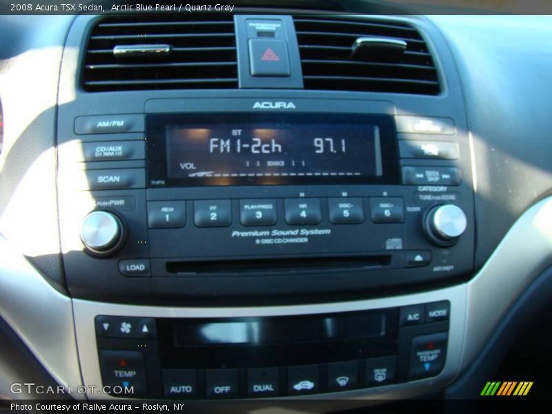 Arctic Blue Pearl / Quartz Gray 2008 Acura TSX Sedan