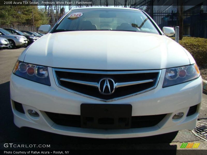Premium White Pearl / Parchment 2008 Acura TSX Sedan