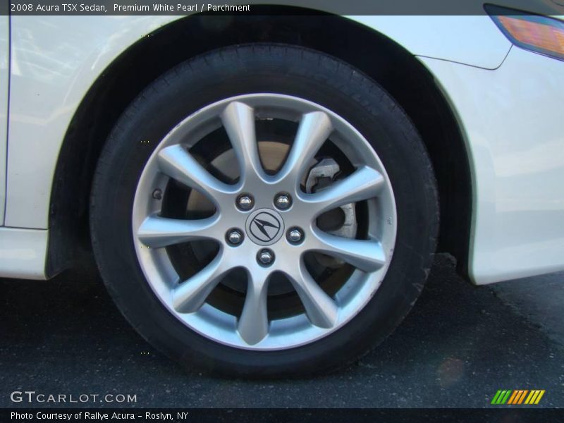 Premium White Pearl / Parchment 2008 Acura TSX Sedan