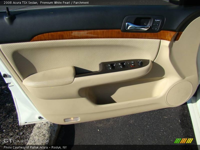 Premium White Pearl / Parchment 2008 Acura TSX Sedan