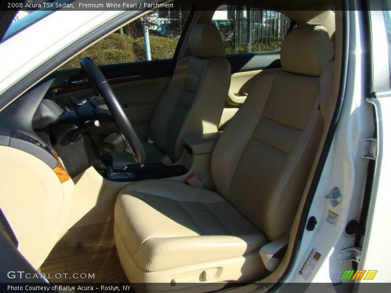 Premium White Pearl / Parchment 2008 Acura TSX Sedan