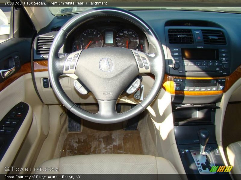 Premium White Pearl / Parchment 2008 Acura TSX Sedan