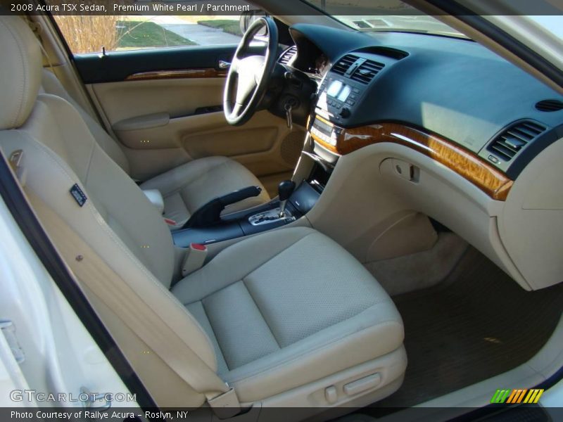 Premium White Pearl / Parchment 2008 Acura TSX Sedan