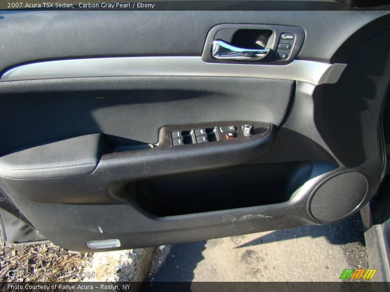 Carbon Gray Pearl / Ebony 2007 Acura TSX Sedan