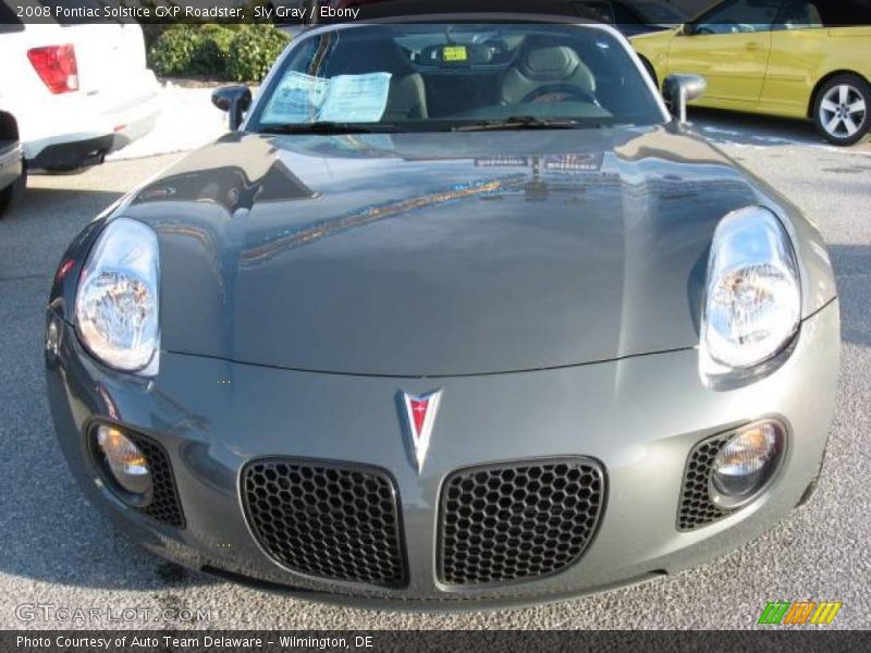 Sly Gray / Ebony 2008 Pontiac Solstice GXP Roadster