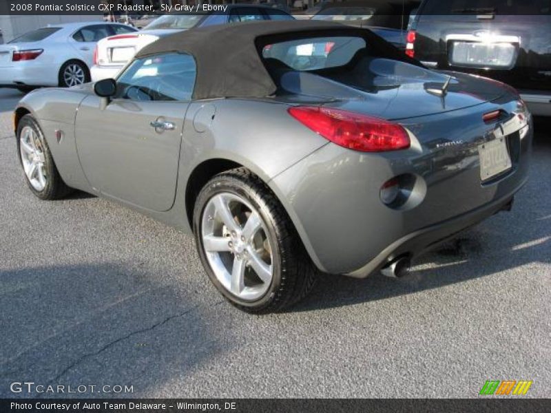 Sly Gray / Ebony 2008 Pontiac Solstice GXP Roadster