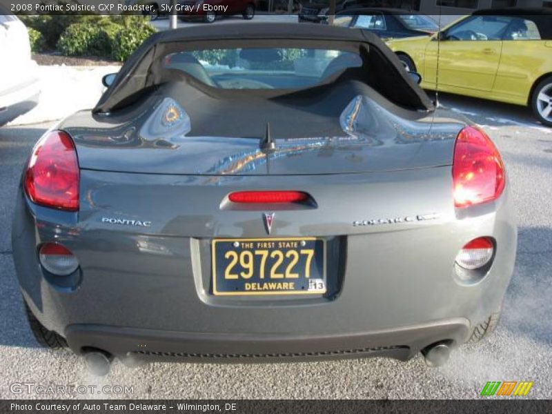 Sly Gray / Ebony 2008 Pontiac Solstice GXP Roadster