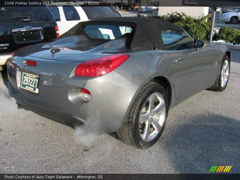 Sly Gray / Ebony 2008 Pontiac Solstice GXP Roadster