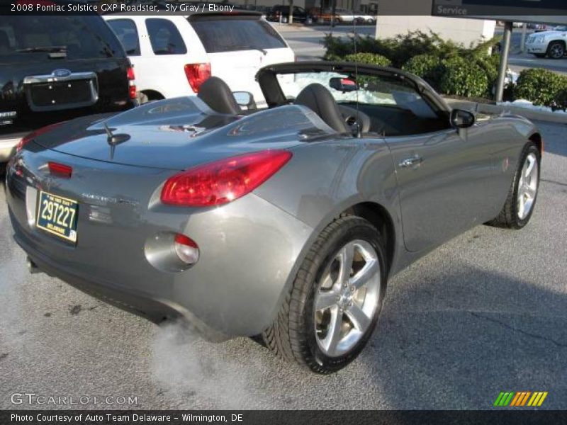 Sly Gray / Ebony 2008 Pontiac Solstice GXP Roadster