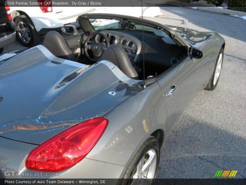 Sly Gray / Ebony 2008 Pontiac Solstice GXP Roadster