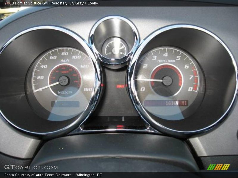 Sly Gray / Ebony 2008 Pontiac Solstice GXP Roadster