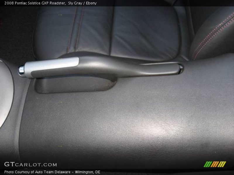 Sly Gray / Ebony 2008 Pontiac Solstice GXP Roadster