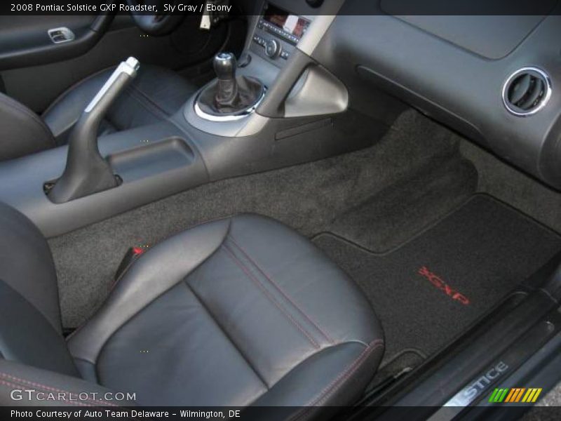 Sly Gray / Ebony 2008 Pontiac Solstice GXP Roadster