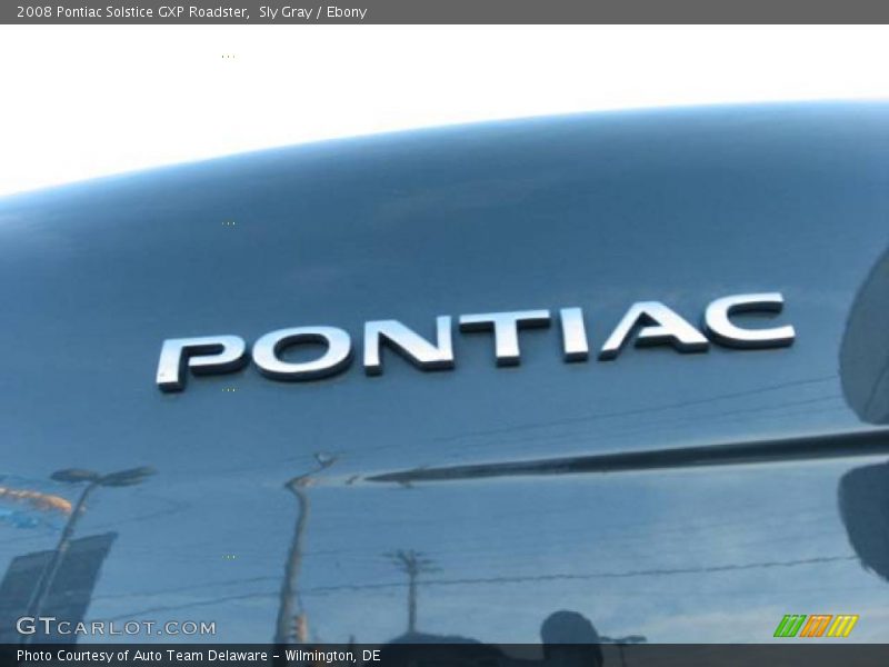 Sly Gray / Ebony 2008 Pontiac Solstice GXP Roadster