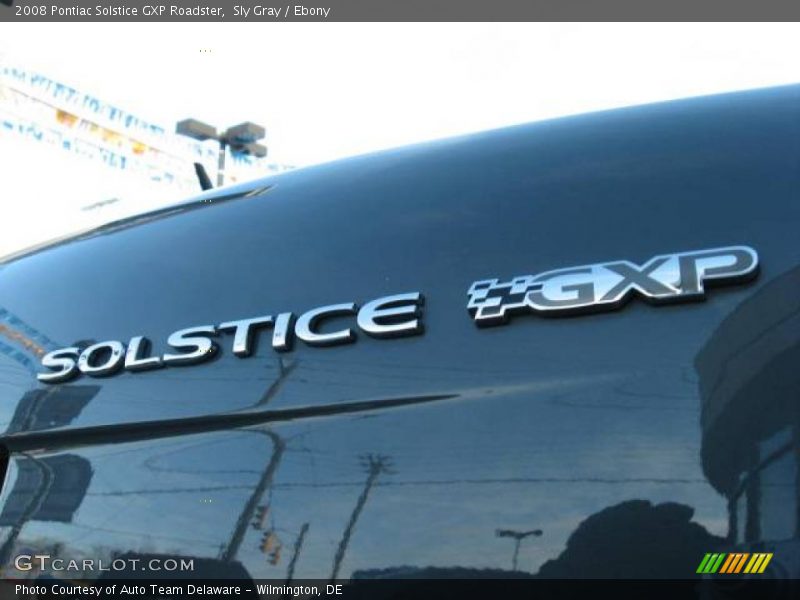 Sly Gray / Ebony 2008 Pontiac Solstice GXP Roadster