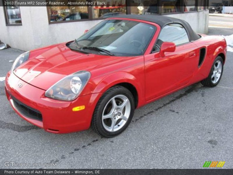Absolutely Red / Black 2002 Toyota MR2 Spyder Roadster