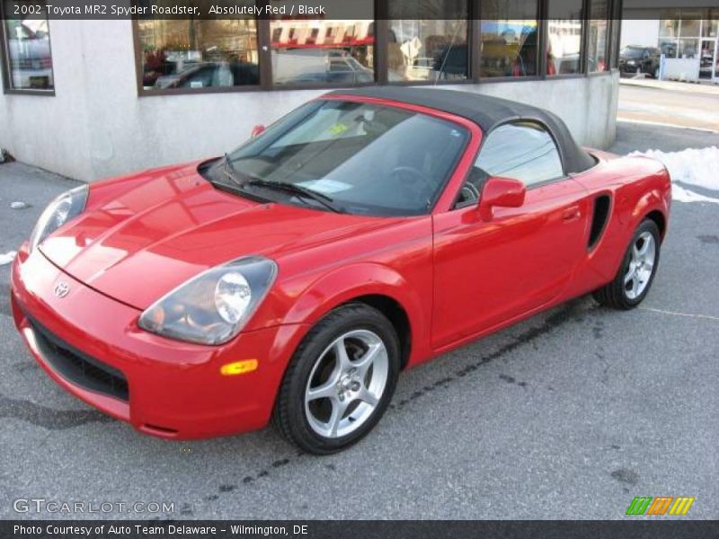 Absolutely Red / Black 2002 Toyota MR2 Spyder Roadster