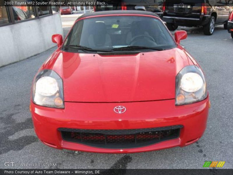 Absolutely Red / Black 2002 Toyota MR2 Spyder Roadster