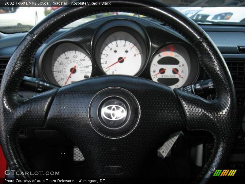 Absolutely Red / Black 2002 Toyota MR2 Spyder Roadster