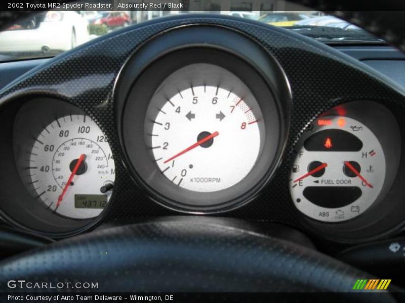 Absolutely Red / Black 2002 Toyota MR2 Spyder Roadster