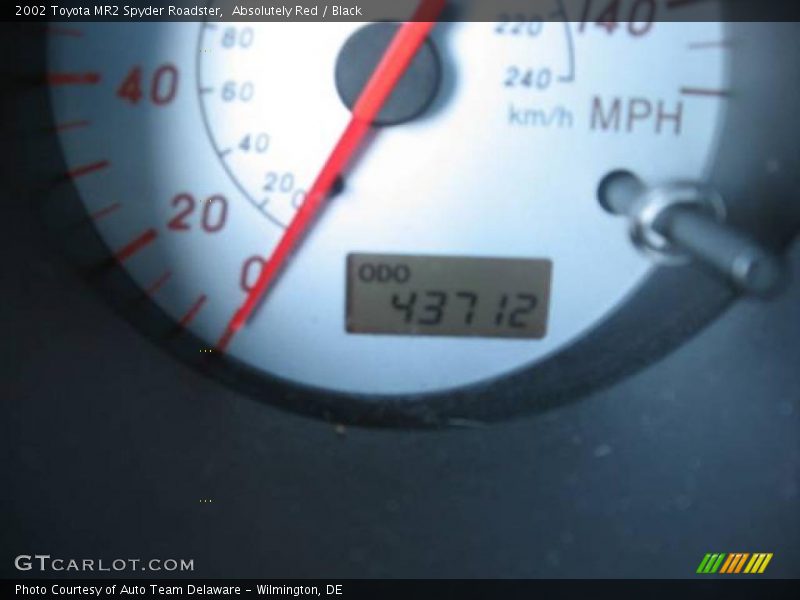 Absolutely Red / Black 2002 Toyota MR2 Spyder Roadster
