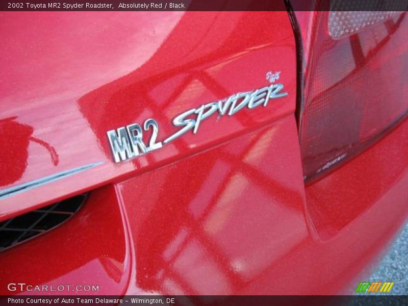 Absolutely Red / Black 2002 Toyota MR2 Spyder Roadster