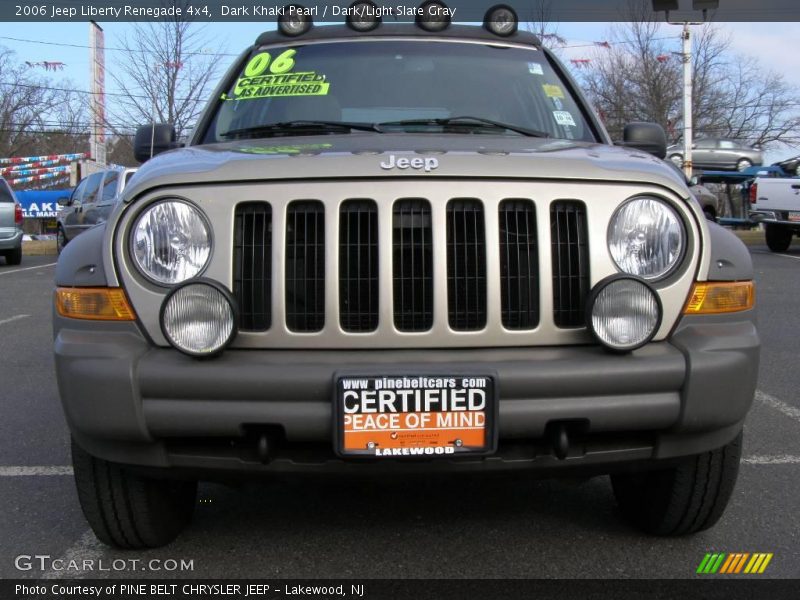 Dark Khaki Pearl / Dark/Light Slate Gray 2006 Jeep Liberty Renegade 4x4