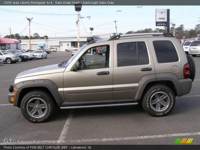 Dark Khaki Pearl / Dark/Light Slate Gray 2006 Jeep Liberty Renegade 4x4