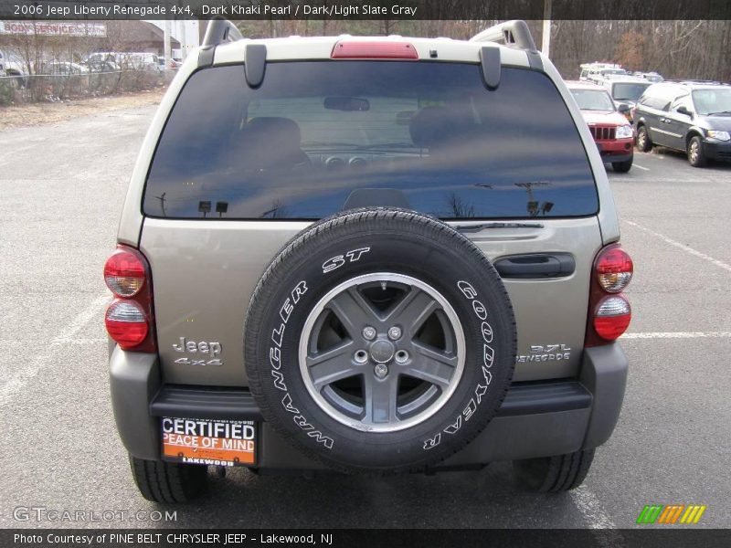 Dark Khaki Pearl / Dark/Light Slate Gray 2006 Jeep Liberty Renegade 4x4