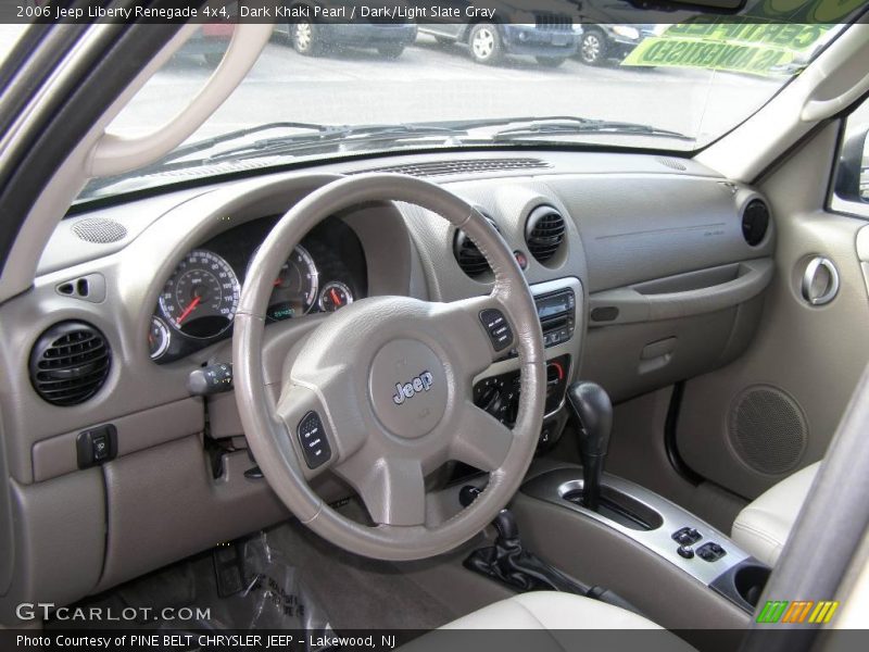 Dark Khaki Pearl / Dark/Light Slate Gray 2006 Jeep Liberty Renegade 4x4