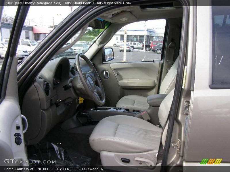 Dark Khaki Pearl / Dark/Light Slate Gray 2006 Jeep Liberty Renegade 4x4