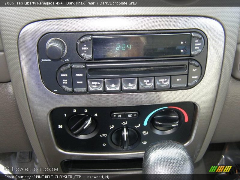 Dark Khaki Pearl / Dark/Light Slate Gray 2006 Jeep Liberty Renegade 4x4