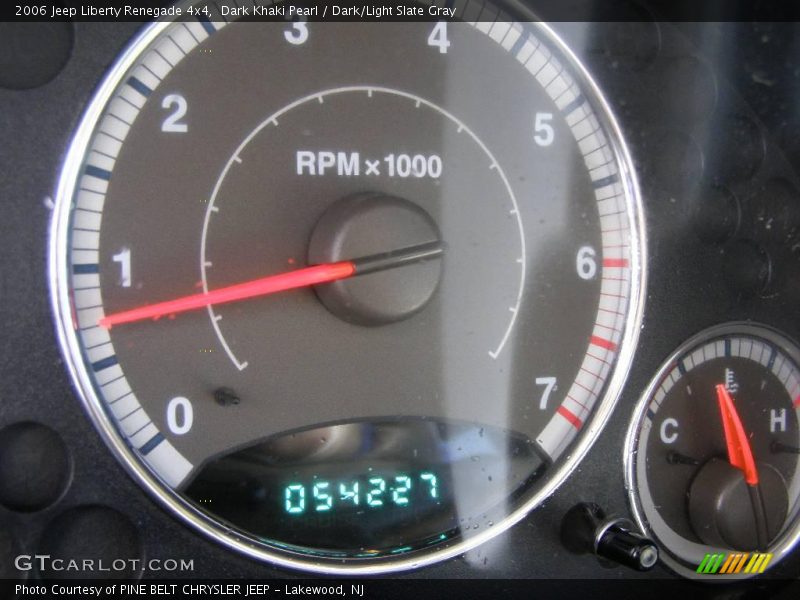 Dark Khaki Pearl / Dark/Light Slate Gray 2006 Jeep Liberty Renegade 4x4