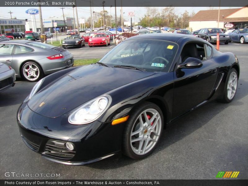 Black / Black 2010 Porsche Cayman S