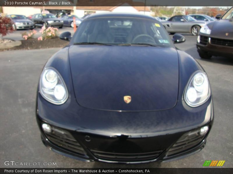 Black / Black 2010 Porsche Cayman S