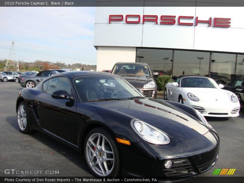 Black / Black 2010 Porsche Cayman S