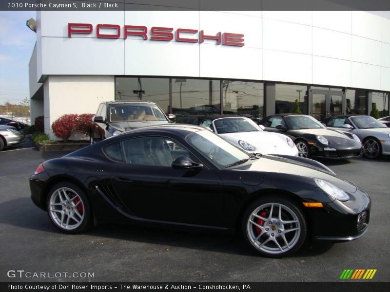 Black / Black 2010 Porsche Cayman S