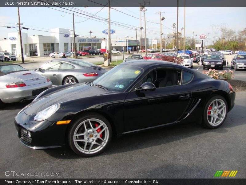 Black / Black 2010 Porsche Cayman S