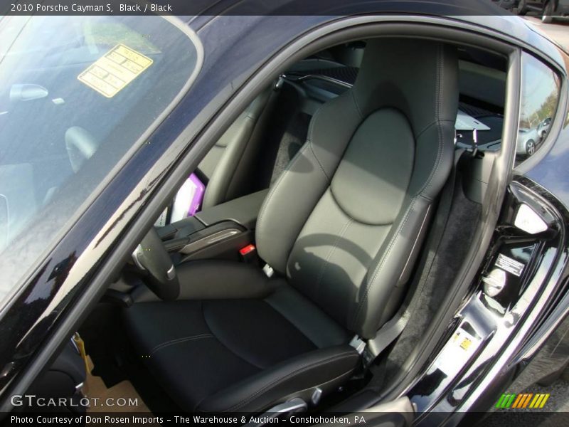 Black / Black 2010 Porsche Cayman S