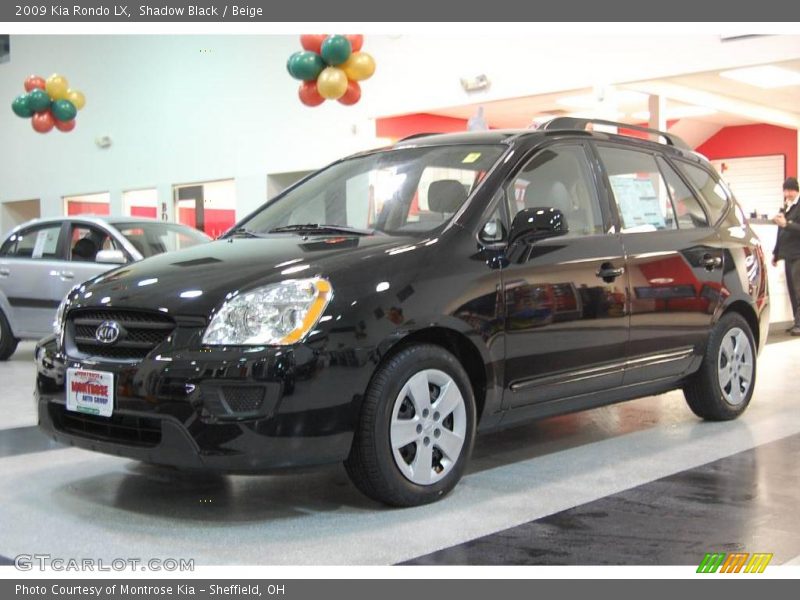 Shadow Black / Beige 2009 Kia Rondo LX