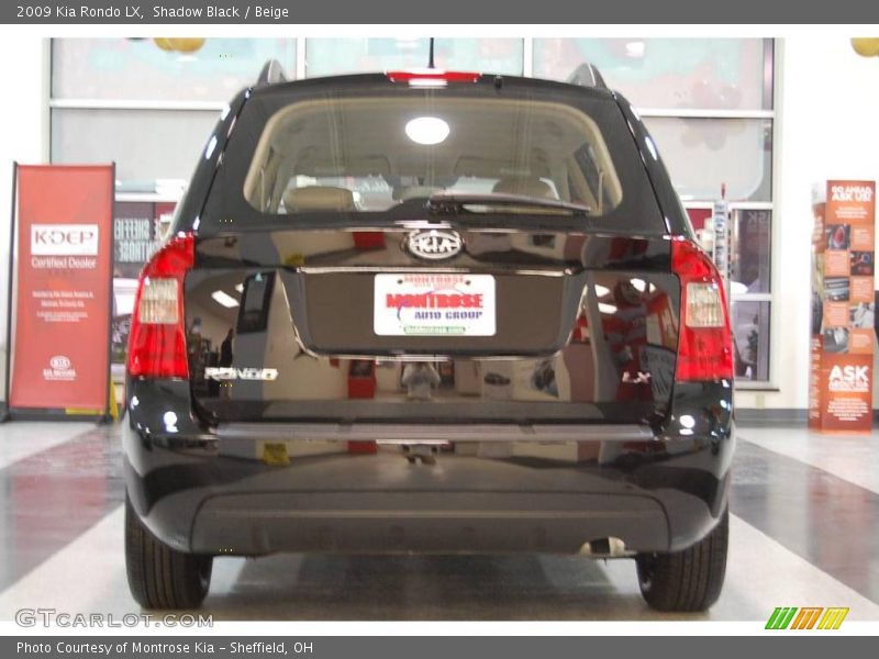 Shadow Black / Beige 2009 Kia Rondo LX