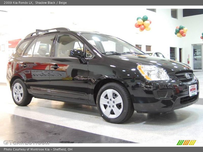 Shadow Black / Beige 2009 Kia Rondo LX