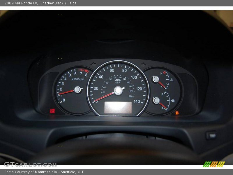 Shadow Black / Beige 2009 Kia Rondo LX