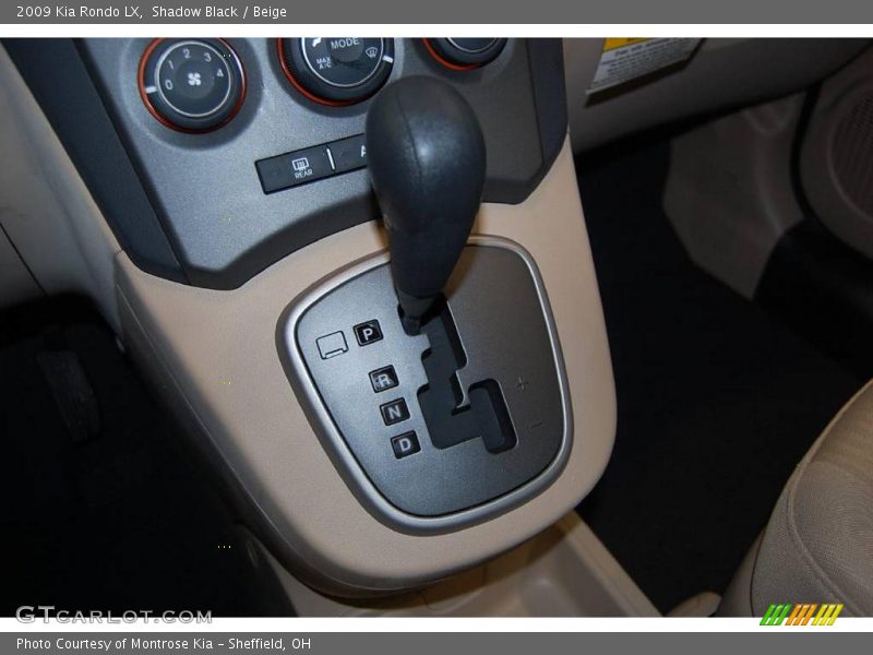 Shadow Black / Beige 2009 Kia Rondo LX