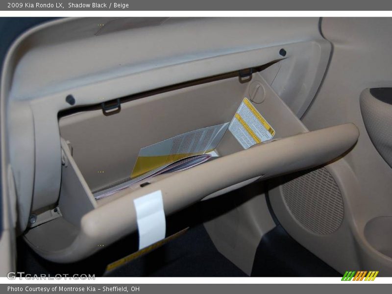 Shadow Black / Beige 2009 Kia Rondo LX