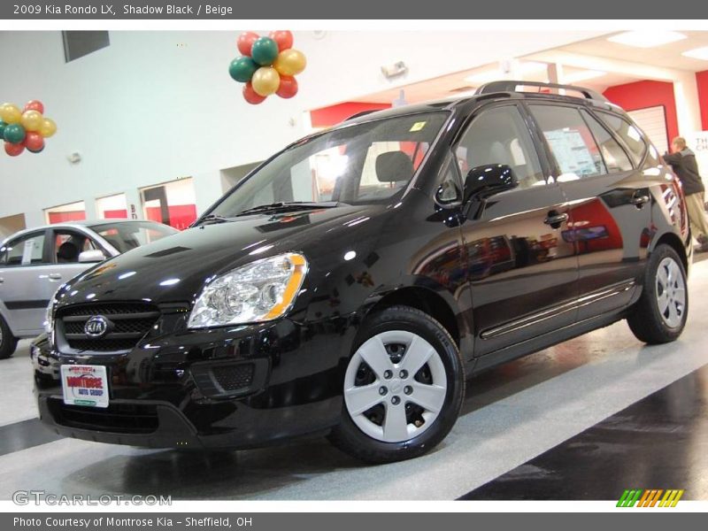 Shadow Black / Beige 2009 Kia Rondo LX