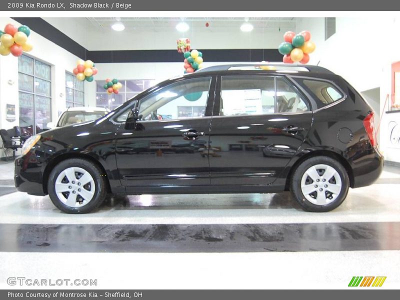 Shadow Black / Beige 2009 Kia Rondo LX