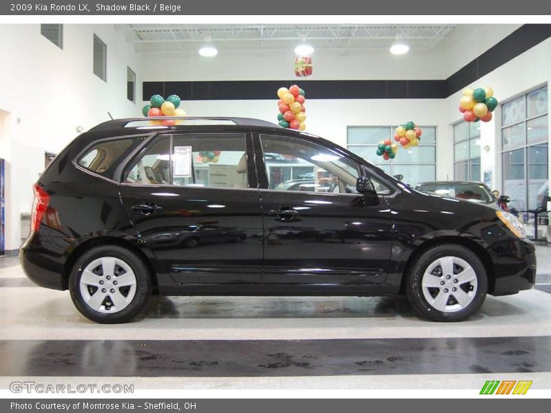 Shadow Black / Beige 2009 Kia Rondo LX